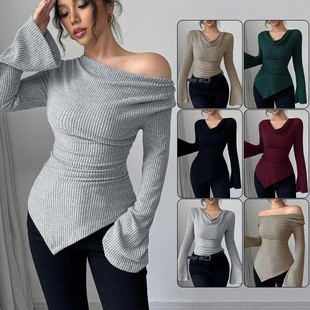 Women's Blouse Longsleeve Soli - Blouse Off Shoulder avis et prix