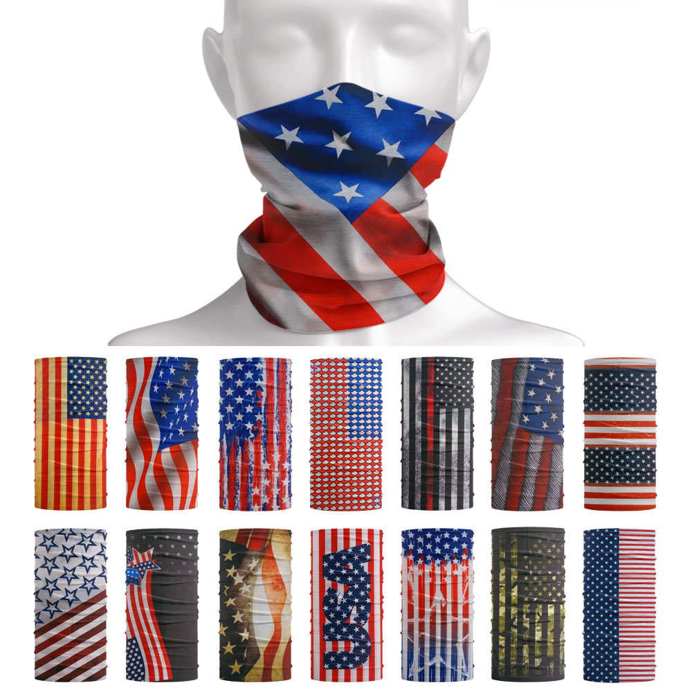 USA Flag Pattern Sun Protectiv - Headband Summer Knit avis et prix