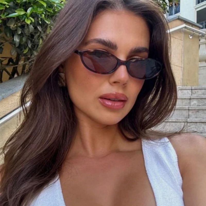 Retro Oval Frame Sunglasses Fa - Sunglasses Cat Eye avis et prix