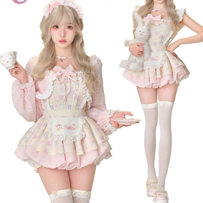 Japanese Sweet Lolita Style 3  - Crop Top Crochet avis et prix