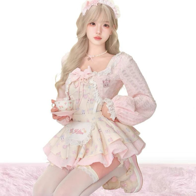 Japanese Sweet Lolita Style 3  - Crop Top Crochet avis et prix