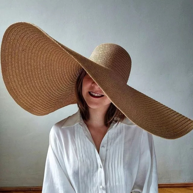 Oversized Beach Straw Hats for - Hat Floppy Wide avis et prix