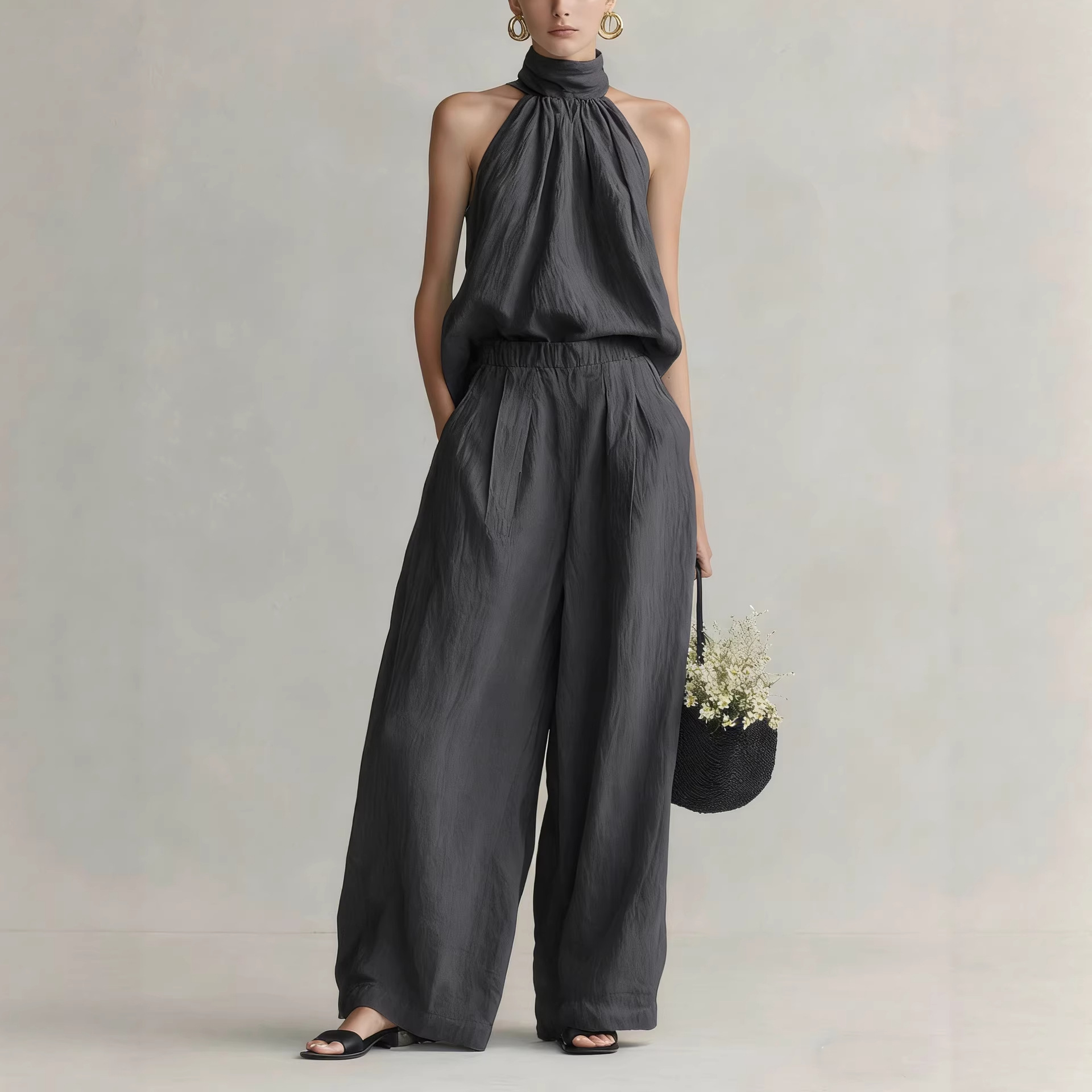 Women's 2026 Summer New Style  - Linen Pant Wide avis et prix