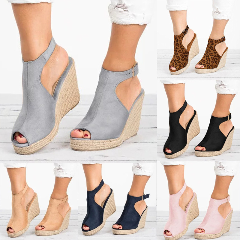 Heeled Sandals for Women Summe - Wedge Espadrille Women avis et prix
