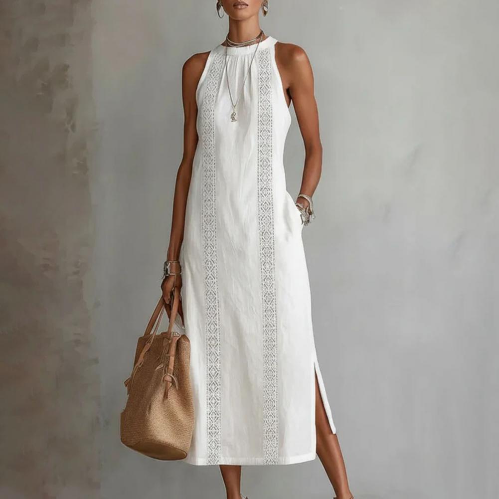 2026 Summer Dress for Women Sl - Linen Dress Wrap avis et prix
