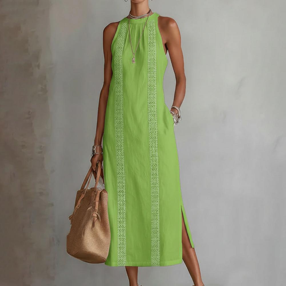 2026 Summer Dress for Women Sl - Linen Dress Wrap avis et prix