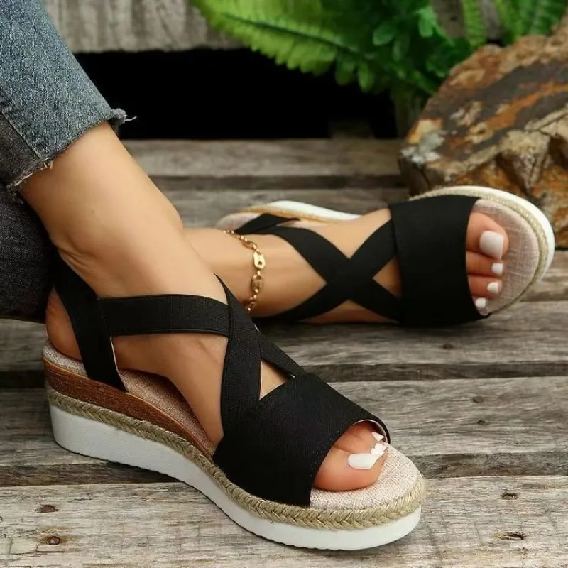 Women's Platform Wedge Sandals - Wedge Espadrille Women avis et prix