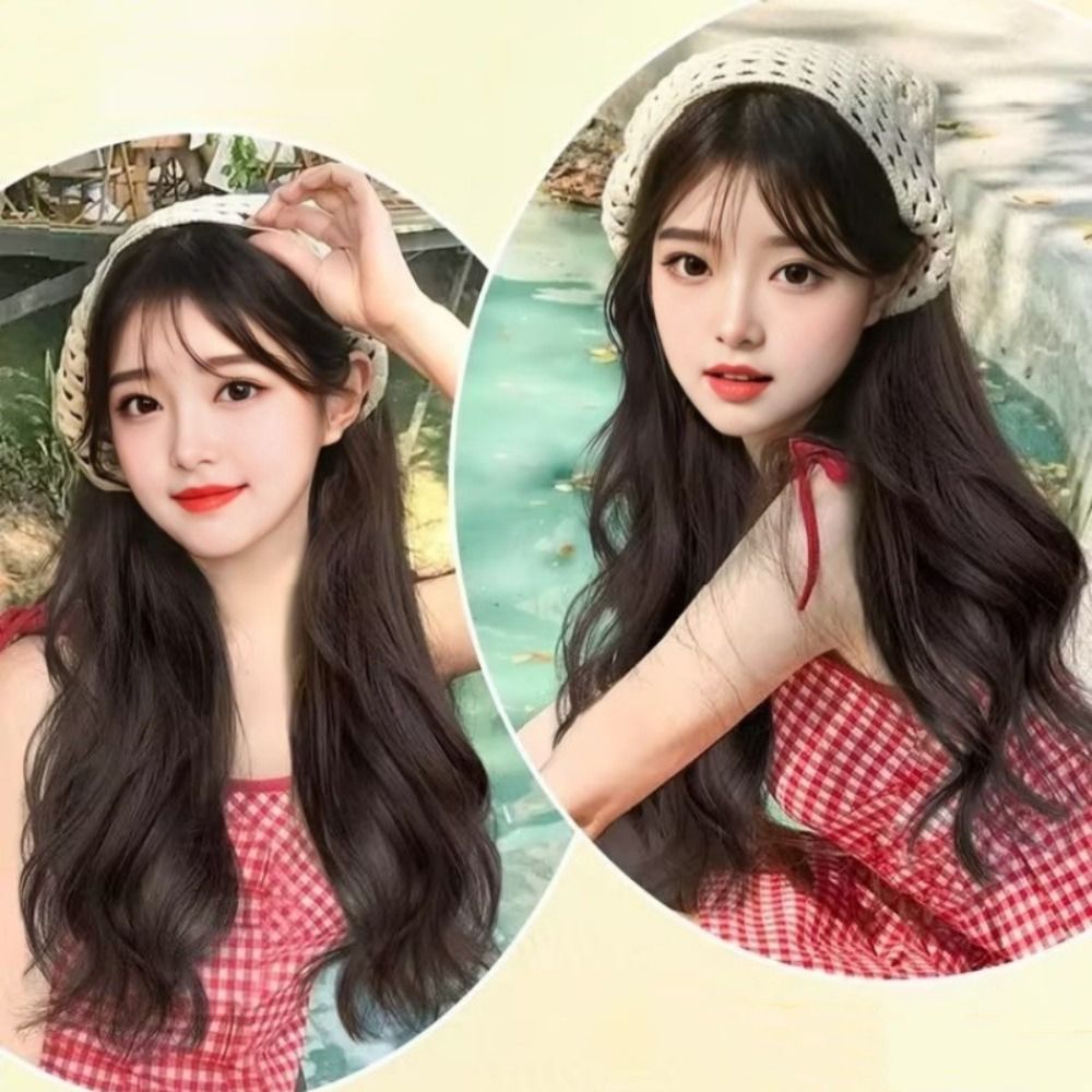 Fashion 65CM Wig Triangle Head - Headband Summer Knit avis et prix
