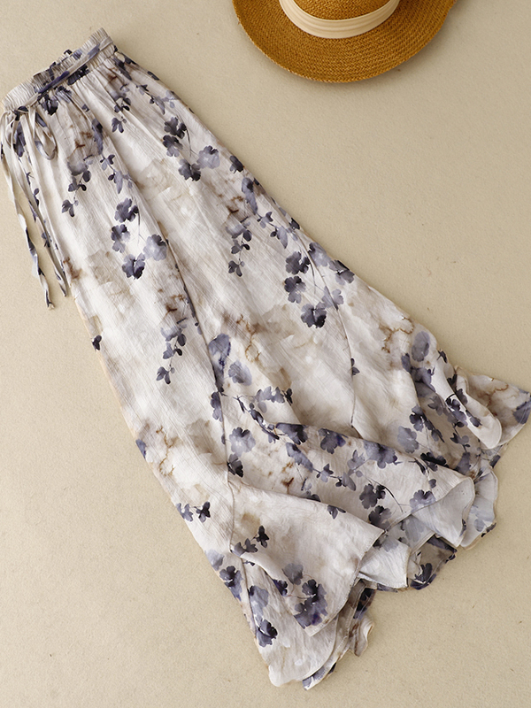 Floral A-Line Skirt Women's El - Midi Skirt Floral avis et prix