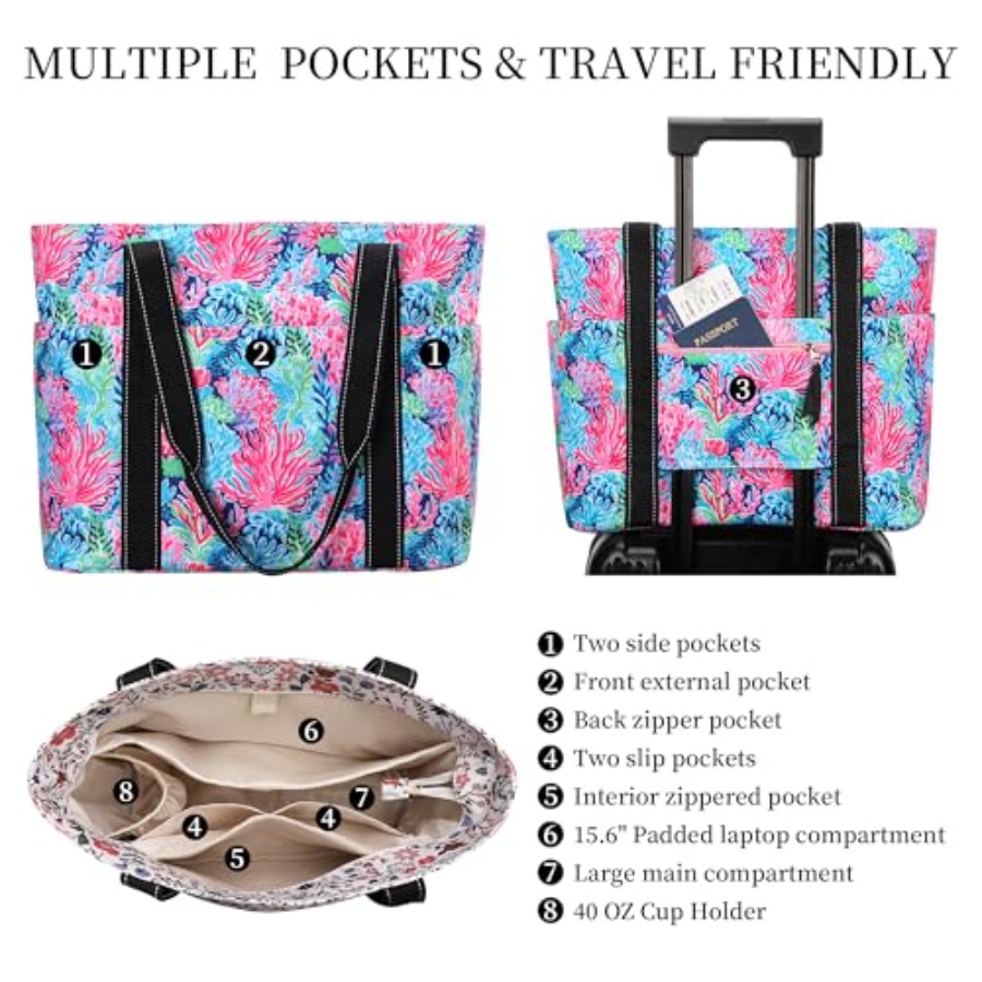 Tote Bag for Women with Laptop - Tote Bag Beach avis et prix