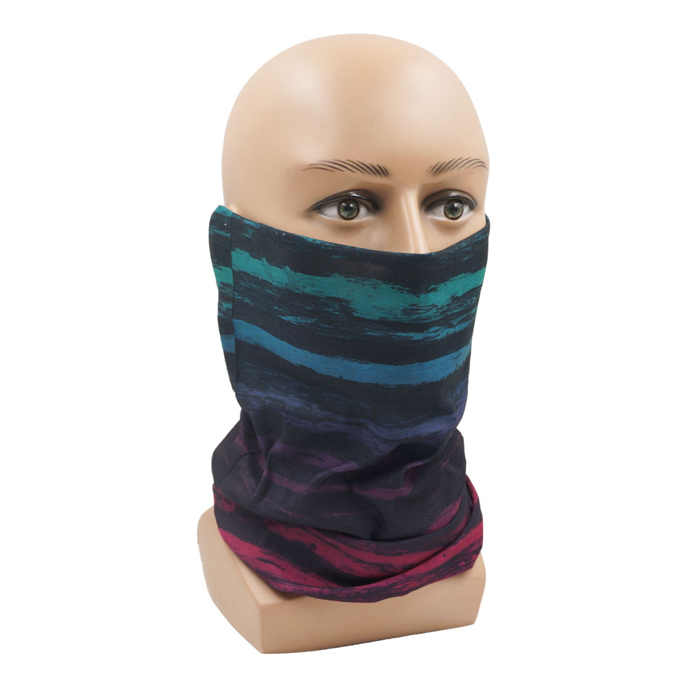 Tie-Dye Stripes Pattern Neckch - Headband Summer Knit avis et prix