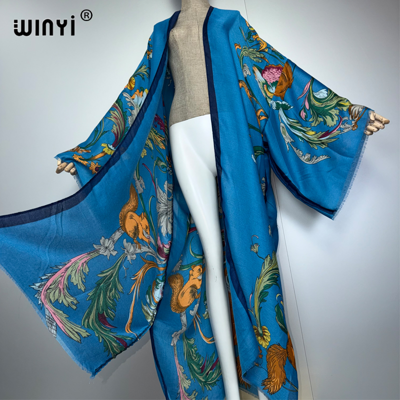 WINYI Africa boho kimono maxi  - Cover Up Kaftan avis et prix