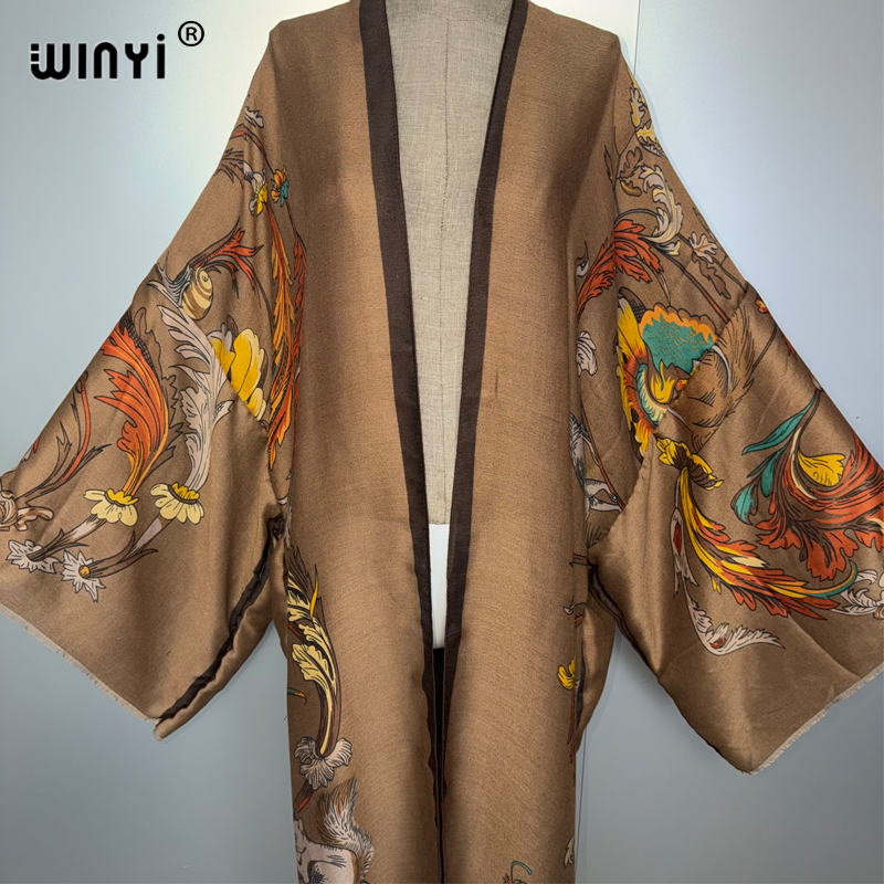 WINYI Africa boho kimono maxi  - Cover Up Kaftan avis et prix