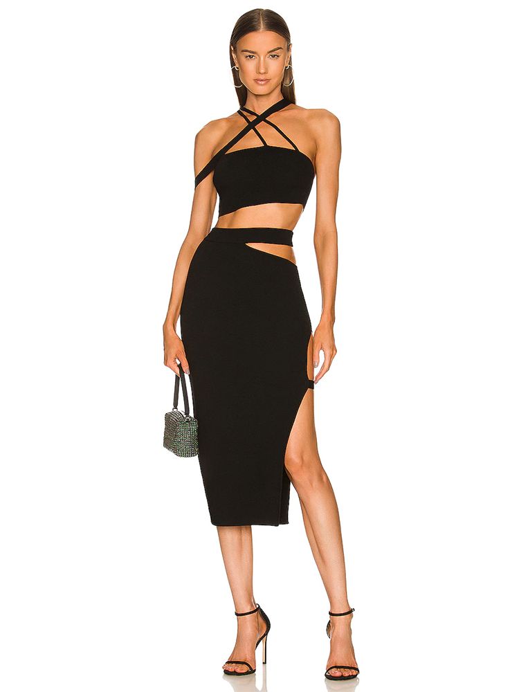Women's Bandage Suit 2022 Summ - Crop Top Crochet avis et prix