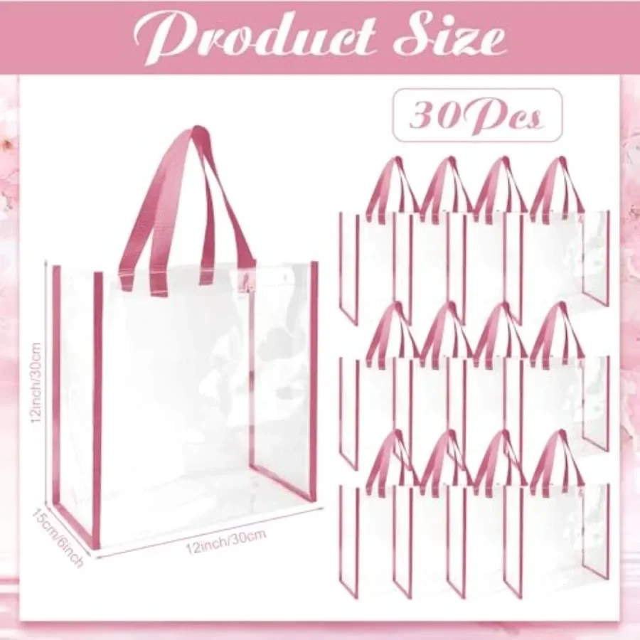 Pack 12x12x6 Inch Clear Tote B - Tote Bag Beach avis et prix