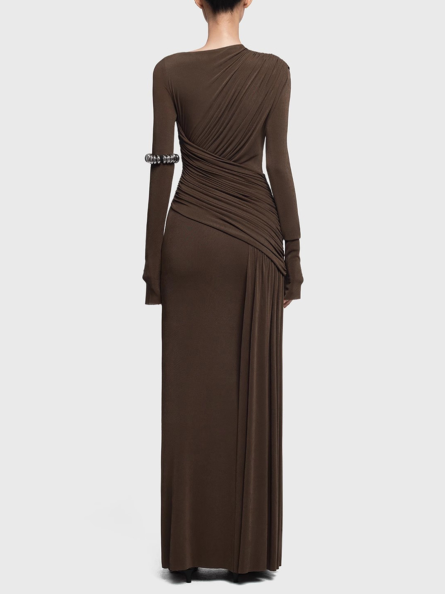 TWOTWINSTYLE Solid Slimming Dr - Linen Dress Wrap avis et prix