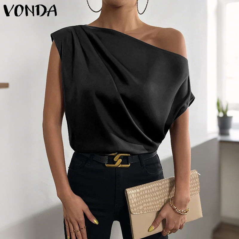 Plus Size 5XL VONDA Women Blou - Blouse Off Shoulder avis et prix