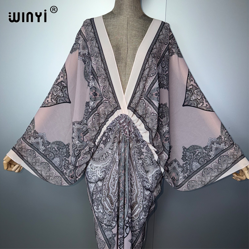 WINYI V-neck Sexy Dress Arabic - Cover Up Kaftan avis et prix