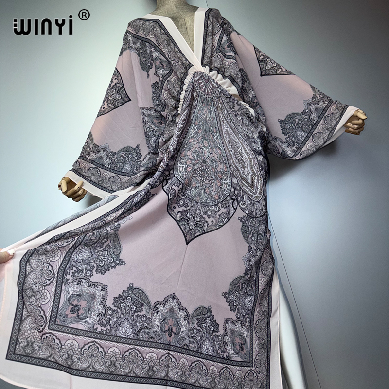 WINYI V-neck Sexy Dress Arabic - Cover Up Kaftan avis et prix