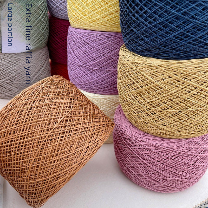 250g Thin Paper Raffia Yarn fo - Crochet Bag Raffia avis et prix