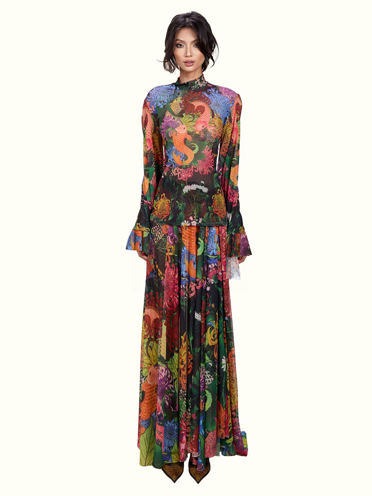 Weird Puss Colorful Floral Pri - Romper Floral Print avis et prix