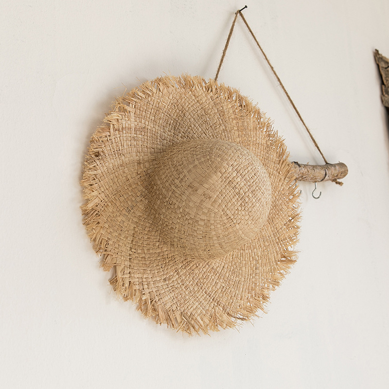 Women Raffia Straw Sun Hat Wid - Hat Floppy Wide avis et prix
