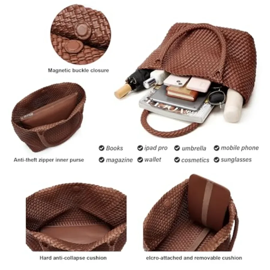BOYATU Woven Tote Bag for Wome - Tote Bag Beach avis et prix