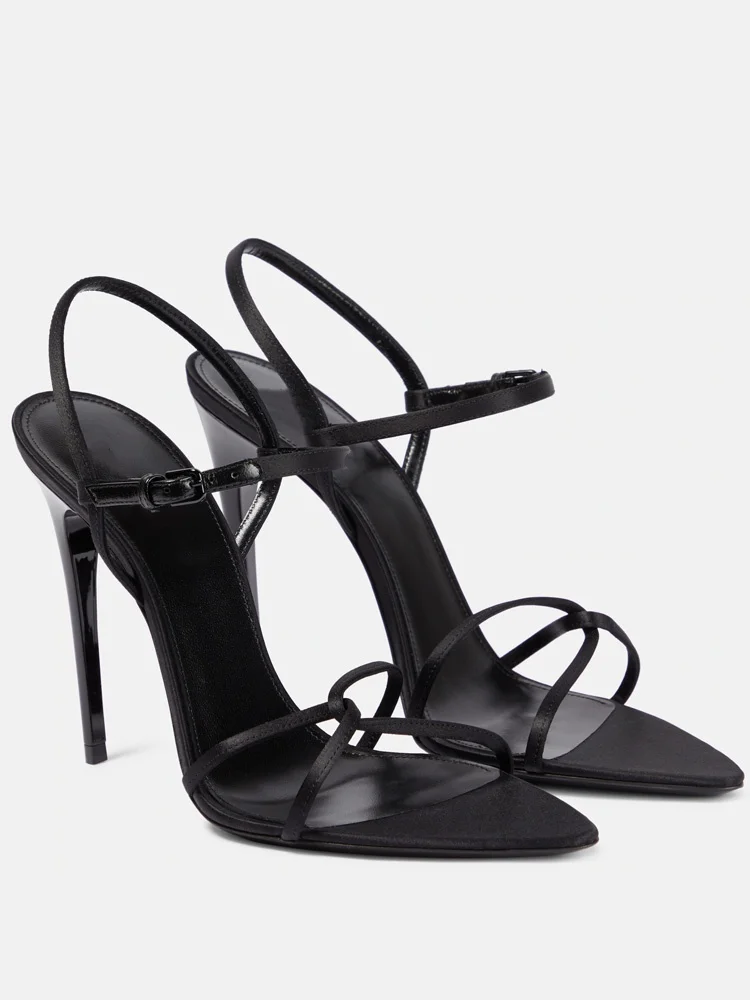 Pink Strappy Luxury Heeled San - Sandal Strappy Heeled avis et prix