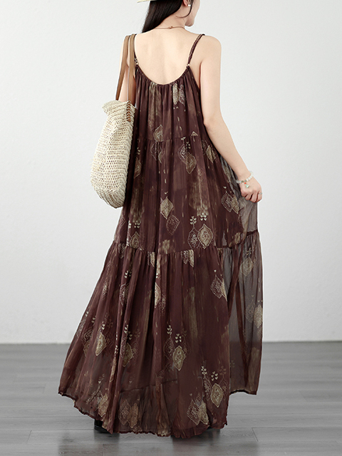 Bohemian Print Linen Wrap Dres - Linen Dress Wrap avis et prix