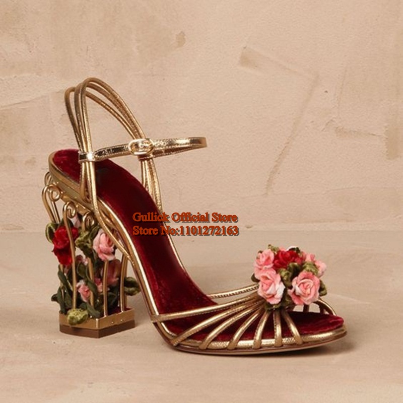 Luxury Bird Cage Women Sandals - Sandal Strappy Heeled avis et prix