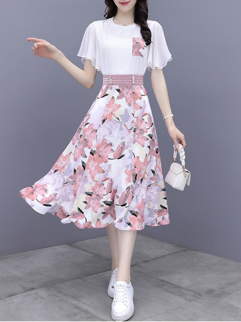 Women's Suits Summer 2022 New  - Romper Floral Print avis et prix