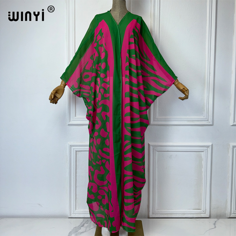WINYI Africa Bohemia print Kim - Cover Up Kaftan avis et prix