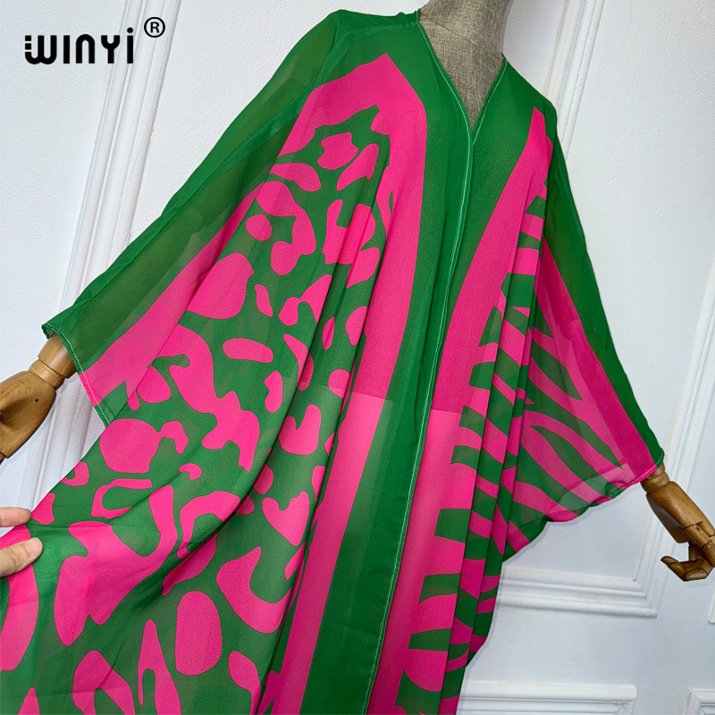 WINYI Africa Bohemia print Kim - Cover Up Kaftan avis et prix