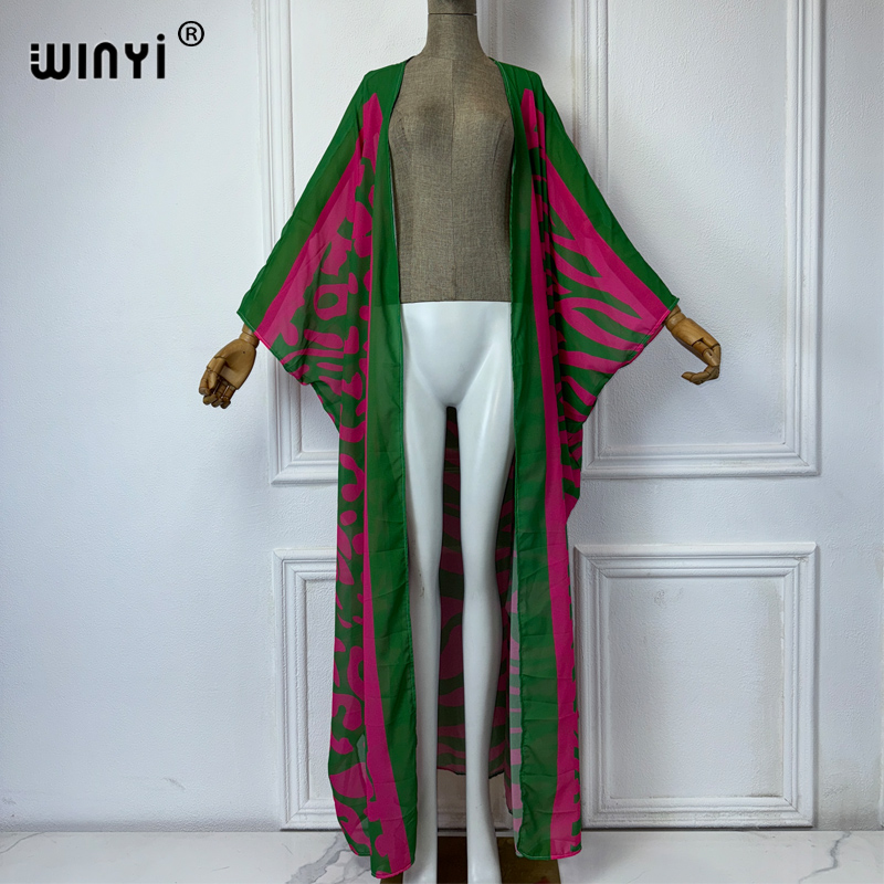 WINYI Africa Bohemia print Kim - Cover Up Kaftan avis et prix