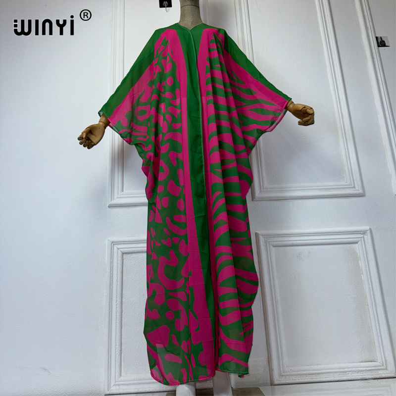 WINYI Africa Bohemia print Kim - Cover Up Kaftan avis et prix