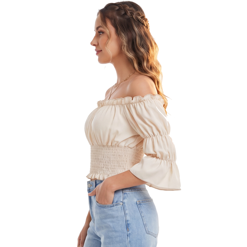 Renaissance Blouse Women Top w - Blouse Off Shoulder avis et prix