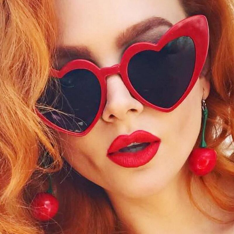 Love Heart Cat Eye Sunglasses  - Sunglasses Cat Eye avis et prix