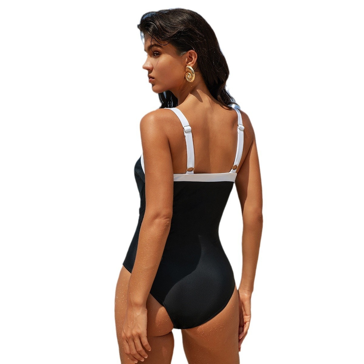 Swimwear Woman One Piece Swims - Swimsuit Bikini Ruched avis et prix