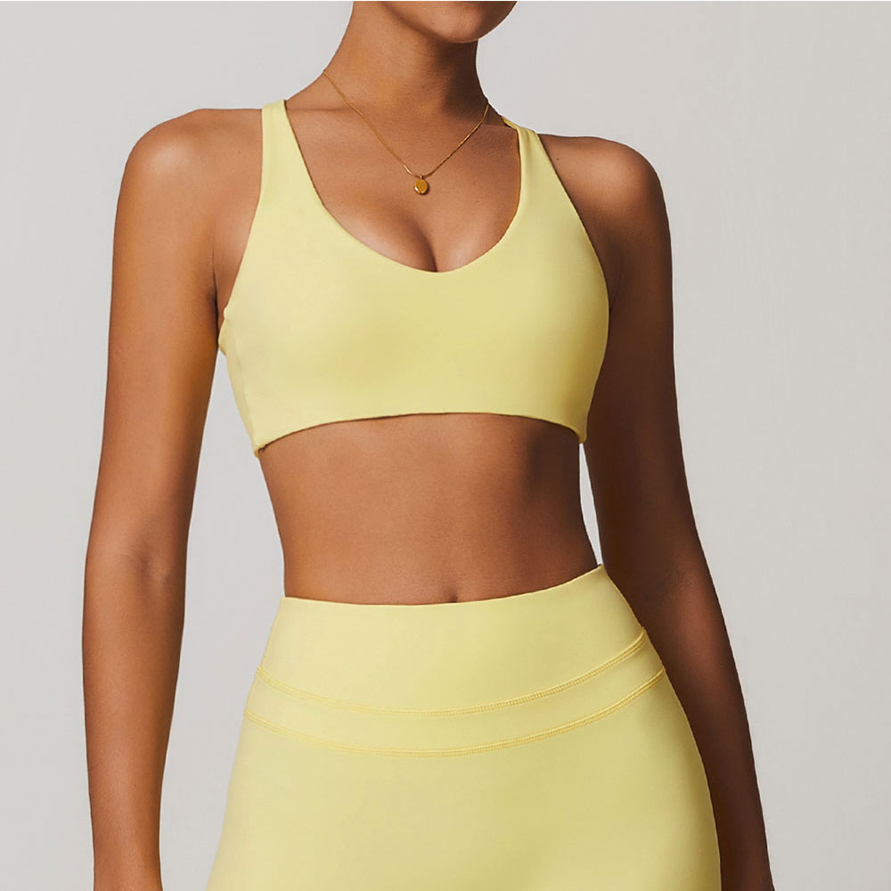 JUREN Sports Bra Women Fitness - Bralette Triangle Set avis et prix