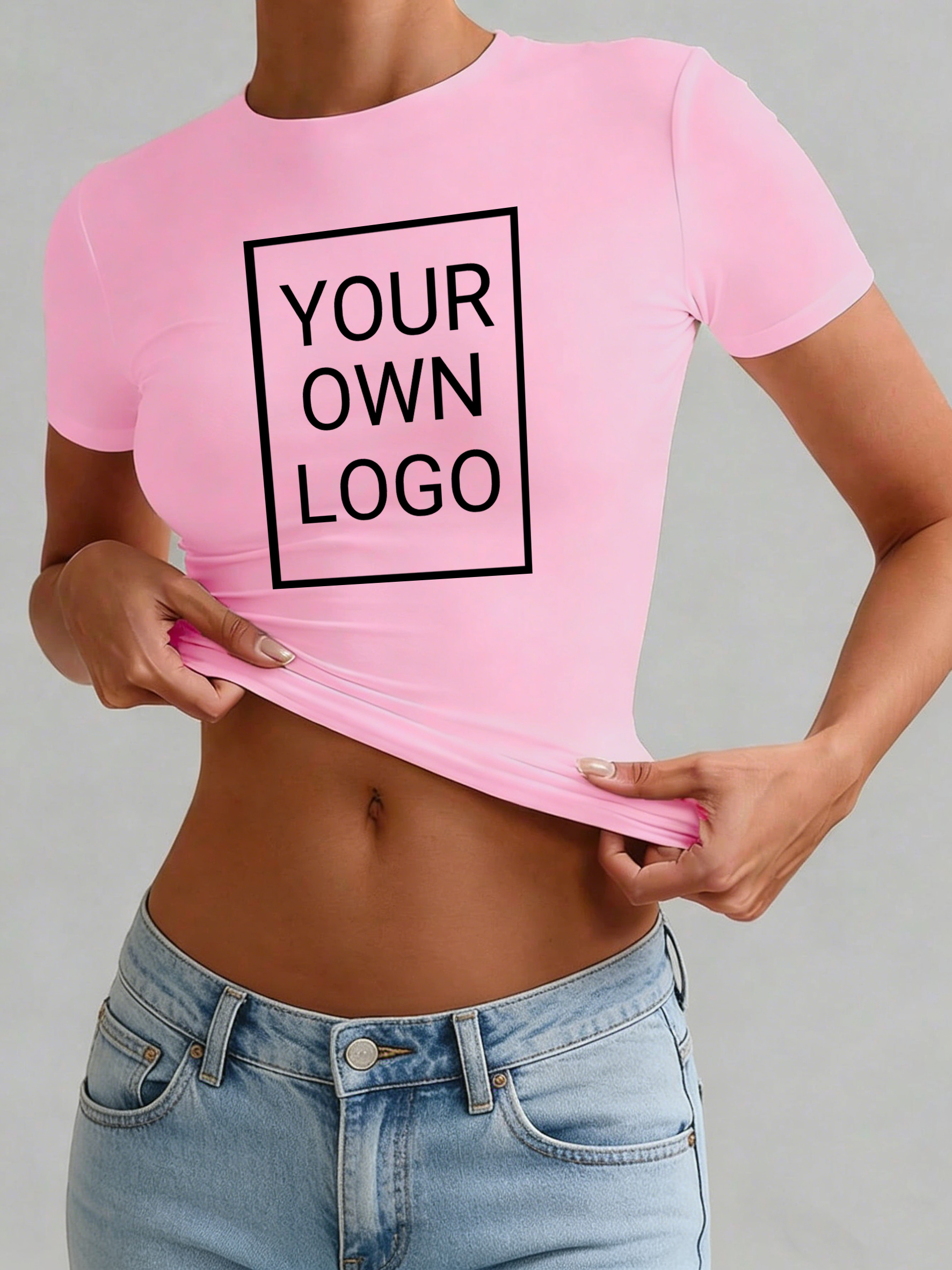 Customized Logo Pattern Womens - Crop Top Crochet avis et prix