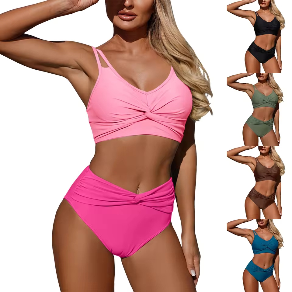 Women High Waisted Bikini Sexy - Swimsuit Bikini Ruched avis et prix