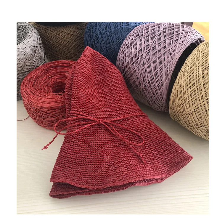 250g Thin Raffia Yarn Paper Gr - Crochet Bag Raffia avis et prix