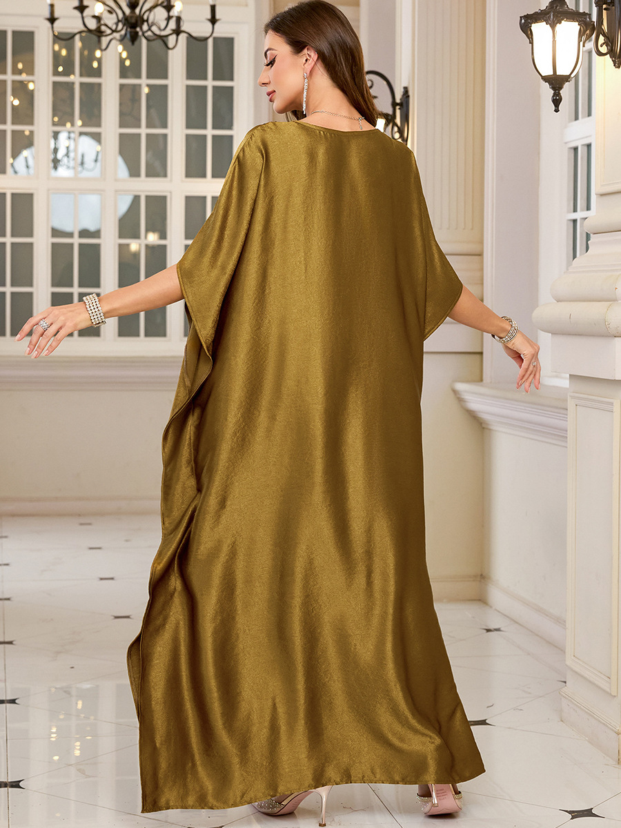 Women Embroidered Long Caftans - Cover Up Kaftan avis et prix