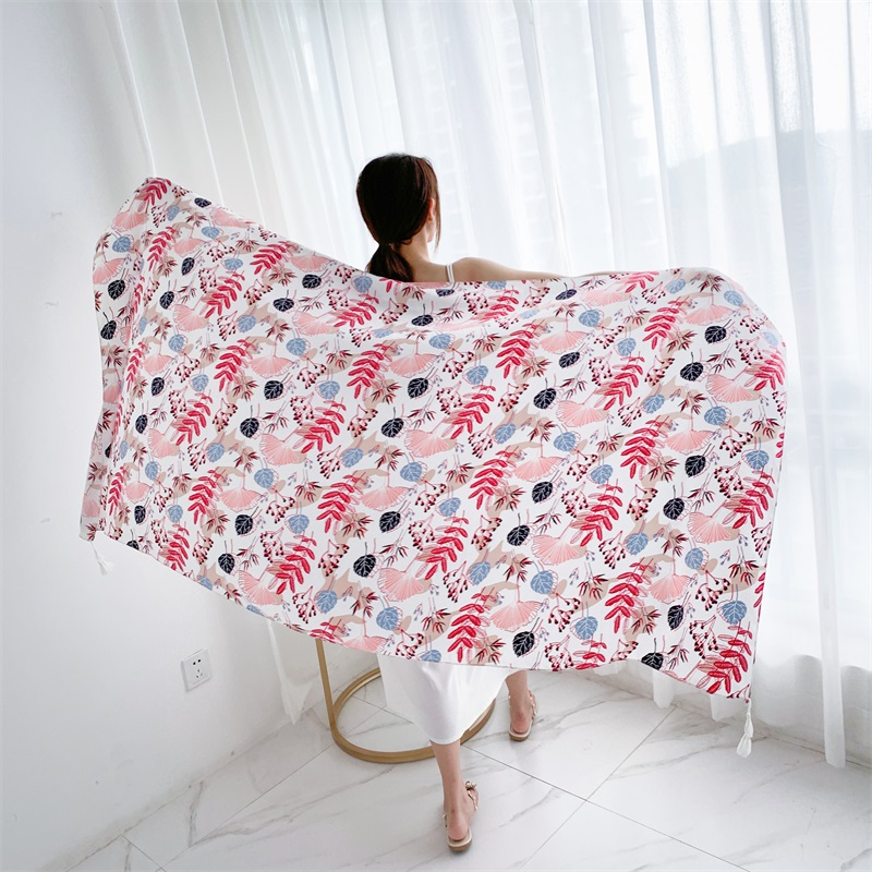 90x185cm Cotton Linen Print Su - Linen Dress Wrap avis et prix