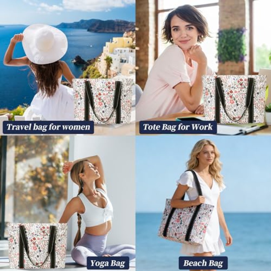 Tote Bag for Women with Laptop - Tote Bag Beach avis et prix