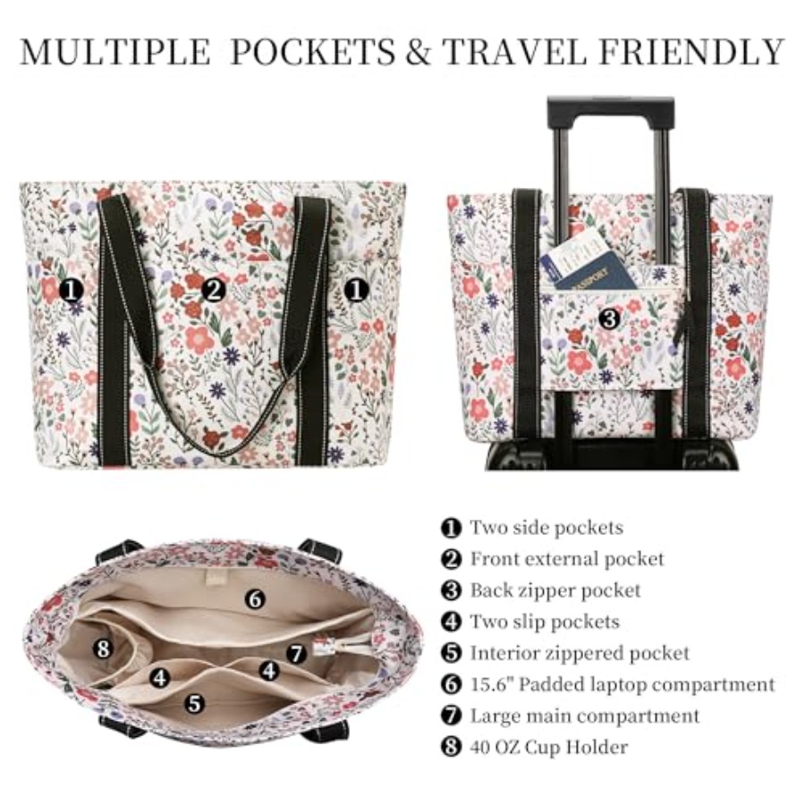 Tote Bag for Women with Laptop - Tote Bag Beach avis et prix