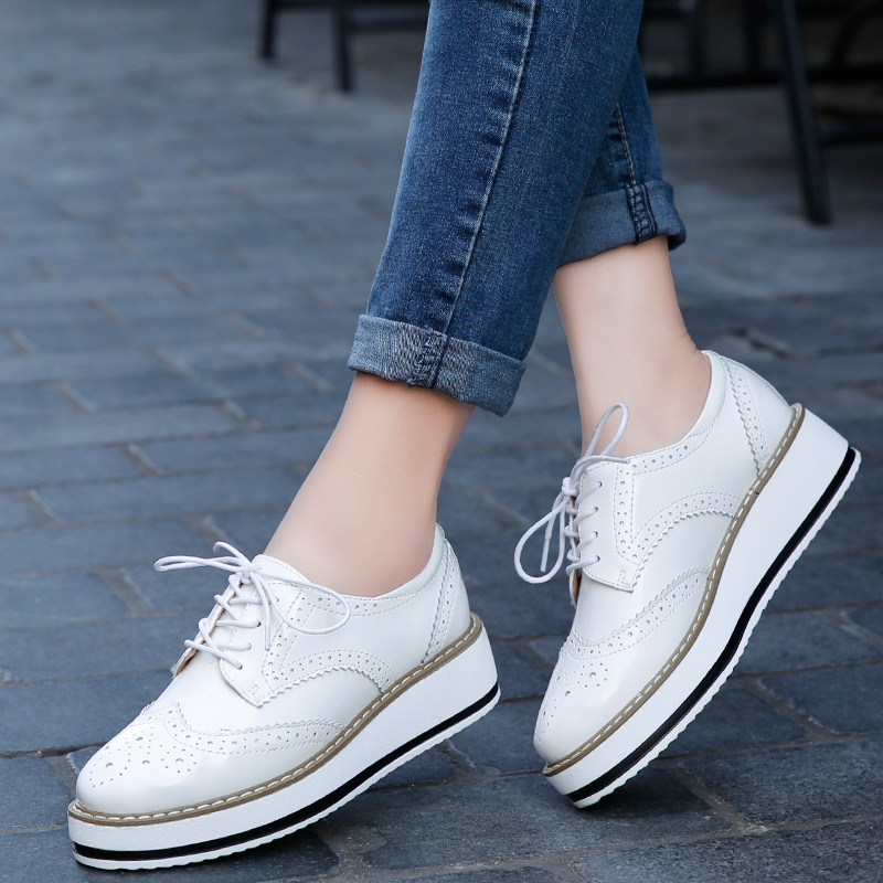 Women Loafers Shoes Leather Th - Wedge Espadrille Women avis et prix