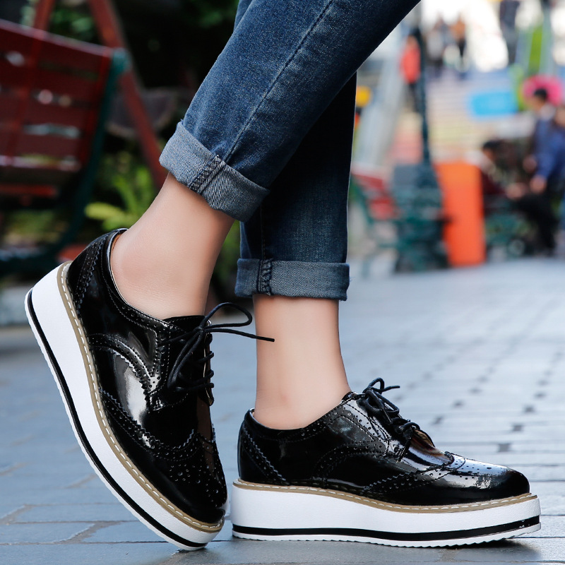 Women Loafers Shoes Leather Th - Wedge Espadrille Women avis et prix