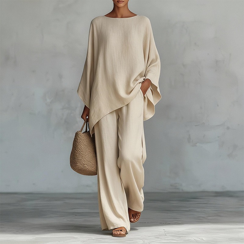 Spring New Fashion Linen Loose - Linen Pant Wide avis et prix